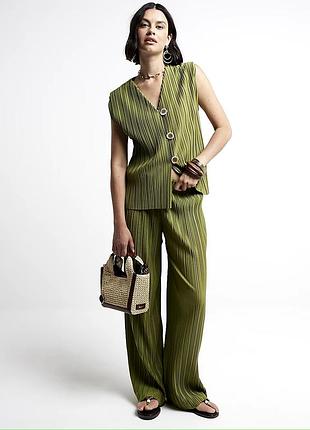 Костюм плісирований брюки і желет river island