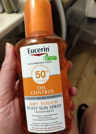 Сонцезахисний спрей eucerin