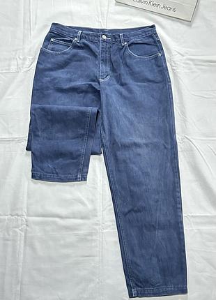 John baner мужские винтажные (1990-1999р) синие джинсы, прямые джинсовые брюки, размер м