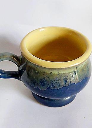 Чашка майоліка керамічна вінтажна