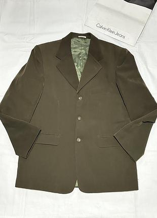 Mirzo мужской вельветовый пиджак цвета хаки, шерстяной жакет, 48