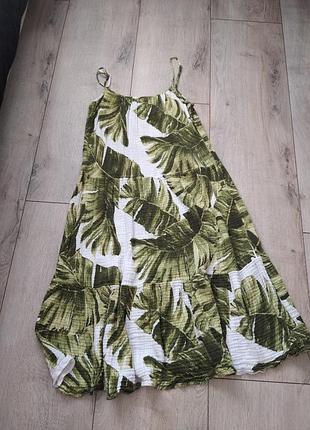Платье муслиновое на бретельках 2