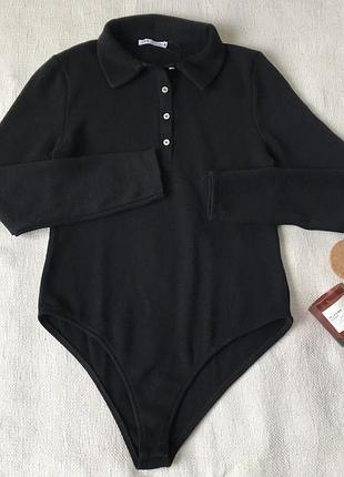 🖤черное боди от zara,тон новый,50% вискоза😍