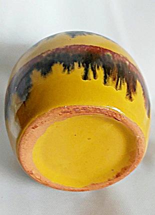 Ваза васильковская майолика керамика винтажная
