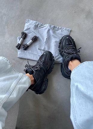 Кроссовки balenciaga track black4 фото