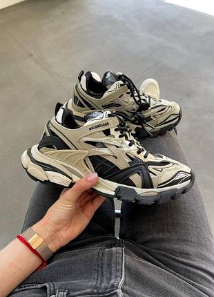 Кроссовки track 2 beige/black