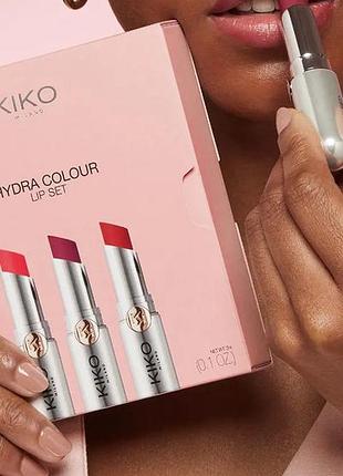 Kiko milano hydra colour lip set набір бальзамів бальзам