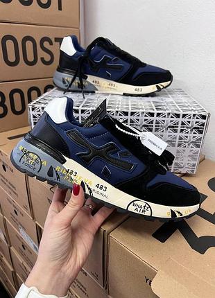 Premiata mick blue 🌐 чоловічі кросівки у стилі