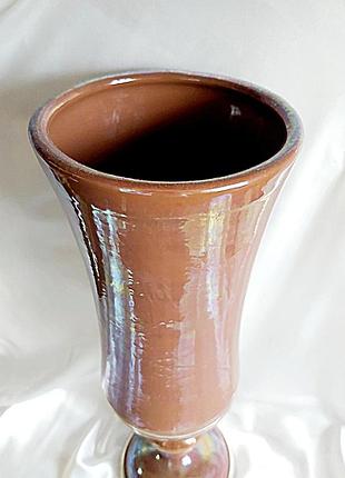 Ваза 43 см майолика керамика винтажная майоика винтаж