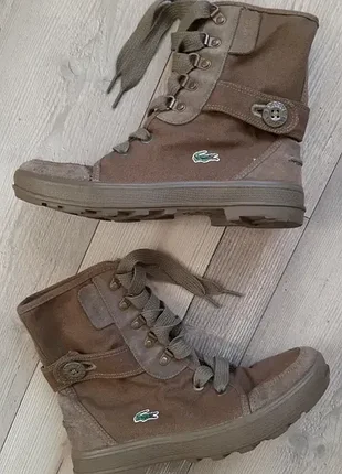 Кожаные ботинки lacoste (p.39)