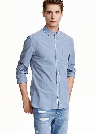 Клечатая рубашка h&m, regular fit !