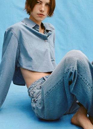 Джинсова сорочка trf