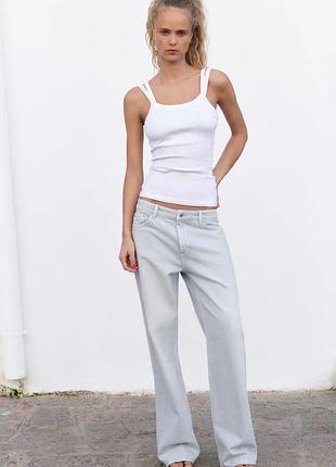 Джинсі trf wide leg high waist full length