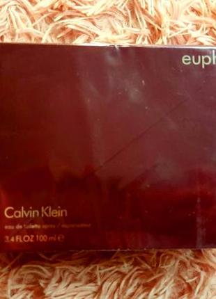 Calvin klein парфюмированная вода euphoria 100мл (лиц.)