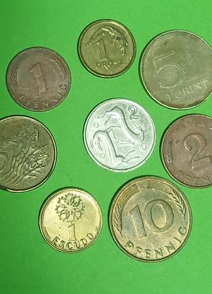 Монеты набор монет нумизмата 3-8шт