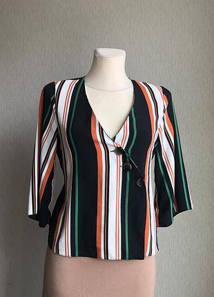 Блузка в смужку на запах primark