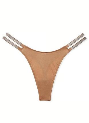 Трусики стрінги vs double shine strap toffee🎀