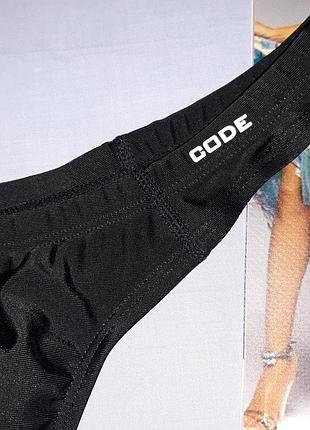 Трусы нижнее белье мужские стринги размер м 46-48 секси code черные 3