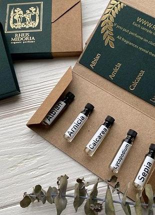 5 зразків органічних парфумів для жінок - квіткові та фруктові - rhus midoria