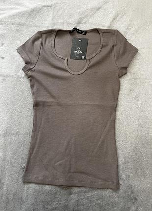 Футболка karol у рубчик