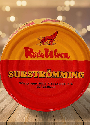 Сюрстремминг surstromming röda ulven 300г банка ферментированная сельдь surströmming сюрстреминг