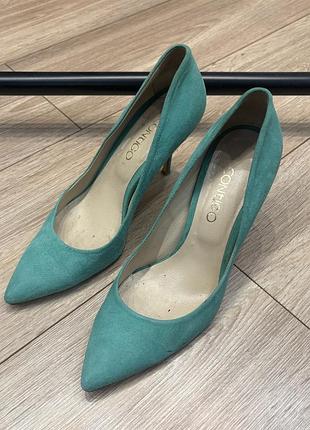 Лодочки мʼятного кольору