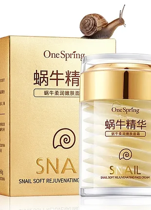 Антивіковий крем для обличчя з муцином равлика  60 г