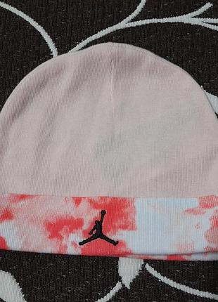 Шапочка 100% хлопок на девочку 6-12 месяцев, фирмы nike jordan