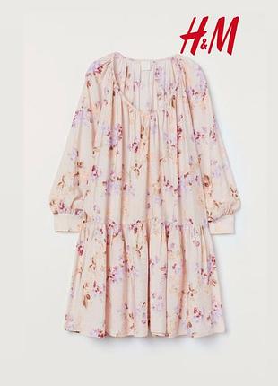 Красивое натуральное платье h&amp;m