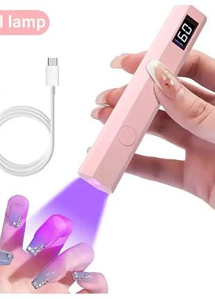 Ультрафиолетовая уф/ светодиодная лампа для дизайна ногтей usb and 1-44