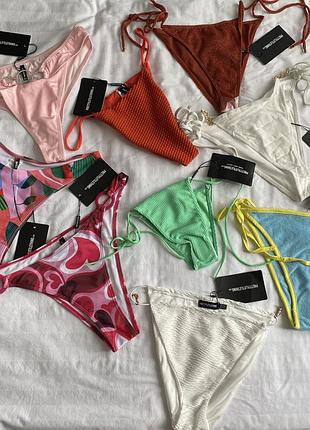 Лот опт купальник трусики низ купальника труси prettylittlething plt