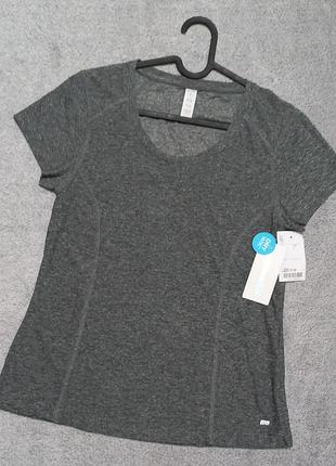 Новая серая спортивная футболка marika, размер s