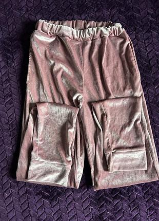 Штани велюрові