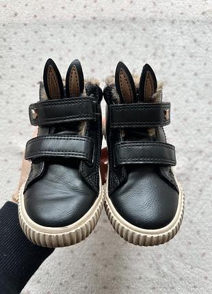 Высокие кеды утепленные