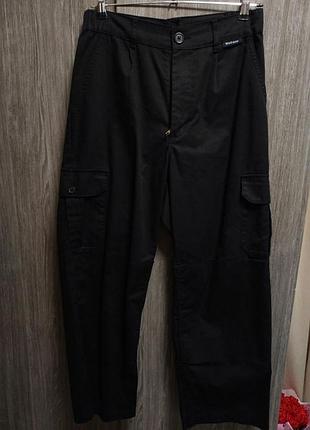 Штани-карго в чорному кольорі
