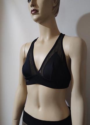 Верх купальника isa для серфинга- черный decathlon