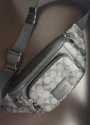 Поясна сумка бананка coach