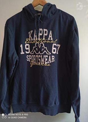 Фирменный свитшот с капюшоном, kappa