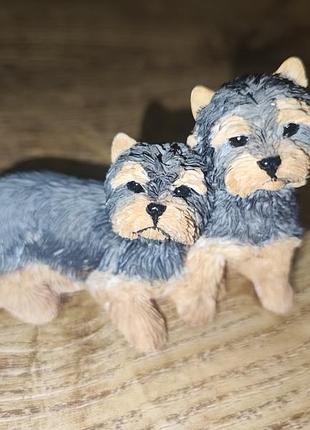 Щенки йорк йоркширского терьера ручная роспись