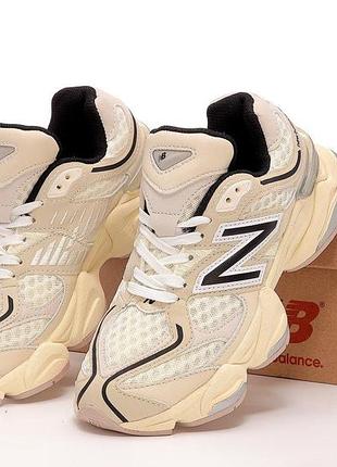 Чоловічі кросівки new balance 9060 cream black beige