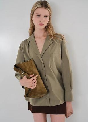 Сорочка поплінова zw collection з кишенею