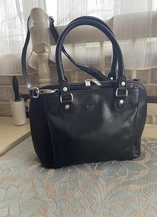 Кожаная сумка gianni conti