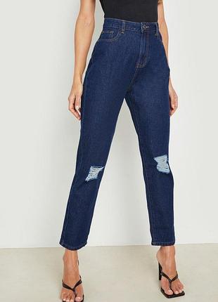 Джинси boohoo mom uk12 usa8