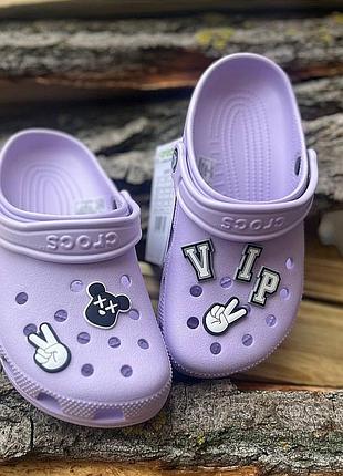 Дитячі крокси сабо crocs kids crocs crocs crocs classic kids crocs lavander