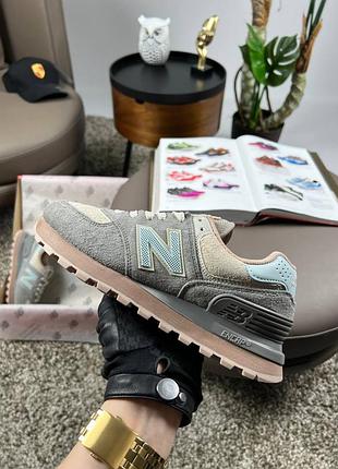 New balance x stone island grey pink