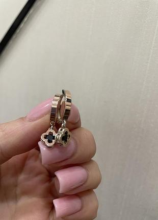 Серебряные серьги с золотыми накладками 925 проба