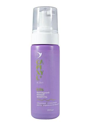 Безсульфатный шампунь для волос с пептидами soika capixyl active 200 ml