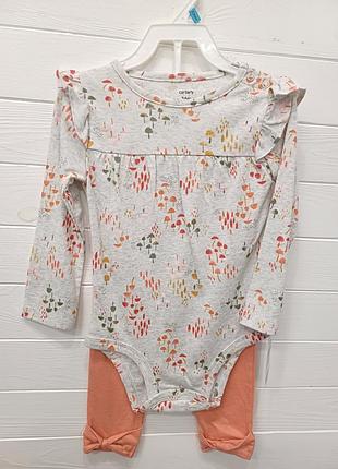 Комплект carter's для дівчинки у розмірах 9м та 24м