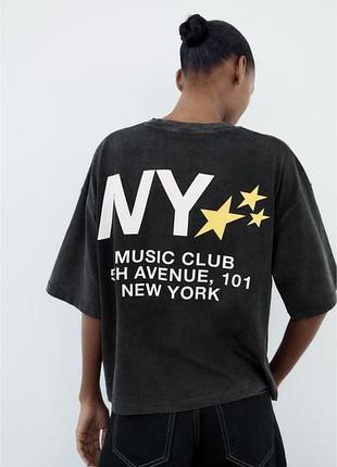 Music club ny класна футболка оверсайз