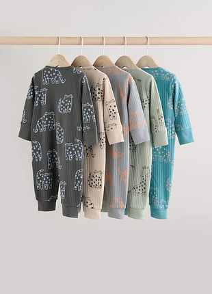 Трикотажний чоловічок для дівчинки хлопчик в рубчик next англія